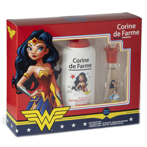 კორინ დე ფარმი - სასაჩუქრე ნაკრები საბვავშო გოგოს WONDER WOMAN