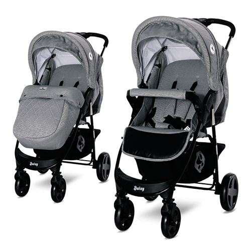 ლორელი - საბავშვო ეტლი დეიზი (შავი/ცისფ) 3866