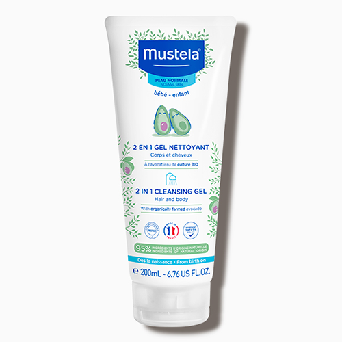 მუსტელა - შამპუნი-გელი თავის და ტანის 2X1