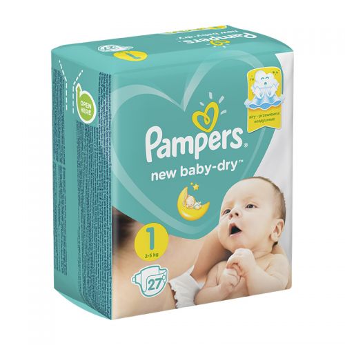 პამპერსი - ბავშვის საფენი ზ-1 /2-5კგ/ მინი