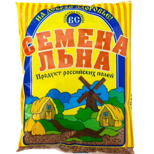 სელის თესლი ყავისფერი