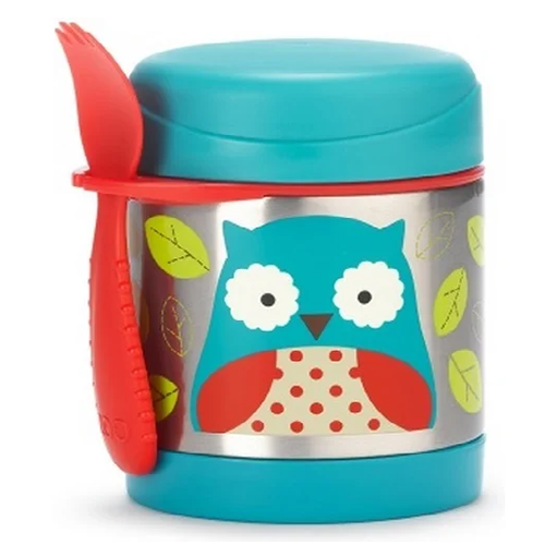 სკიპ ჰოპი - კონტეინერი ქილა საკვების ზოოპარკი ბუ