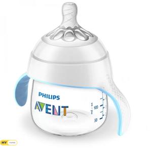 ავენტი - ჭიქა 'ნატურალ' სერიის პლასტმასის. სახელურებიანი /4თვ+/