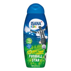 ისანა - საბავშვო შამპუნი. კონდიც. და შხაპის გელი ფეხბურთის ვარსკვლავები