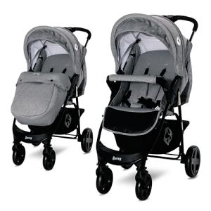 ლორელი - საბავშვო ეტლი დეიზი (შავი/ცისფ) 3866