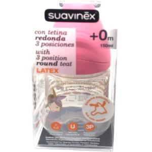 სუავინექსი - ბოთლი ლურჯი პლასტიკის ლატექსის მრგვალთ. საწ. 3 poz. /0-6თვ/