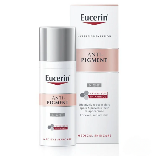 ეუცერინი - ანტი-პიგმენტი სახის კრემი პიგმენტური ლაქების საწინ.ყველა ტიპის კანი ღამის