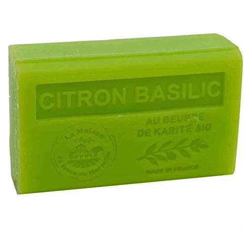 მარსელი - საპონი შიის კარაქის ბიო CITRON BASILIC  ლიმონი და ბაზილიკი 125გრ