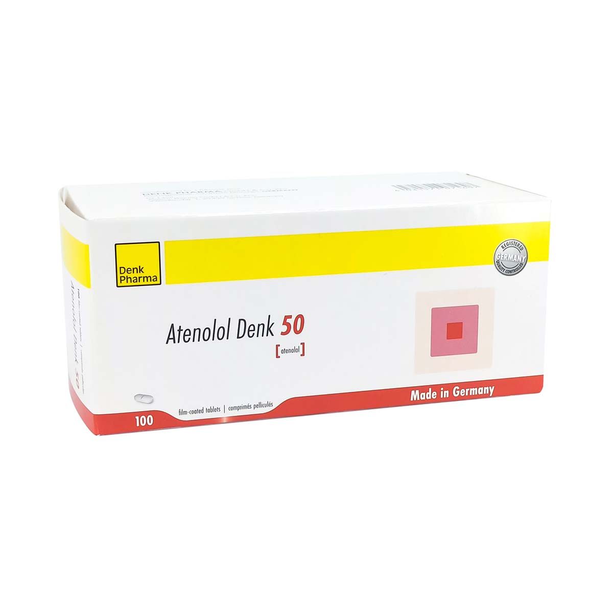 Atenolol-denk - ატენოლოლი-დენკი 50მგ 100 ტაბლეტი