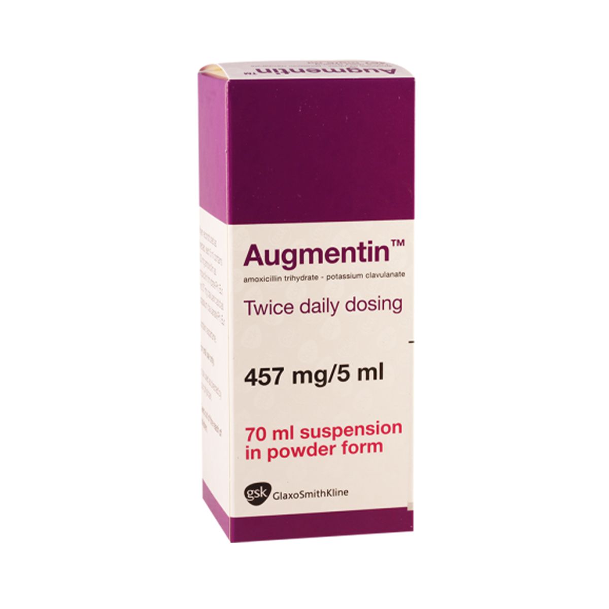 Augmentin - აუგმენტინი 457მგ/70მლ სუსპენზია