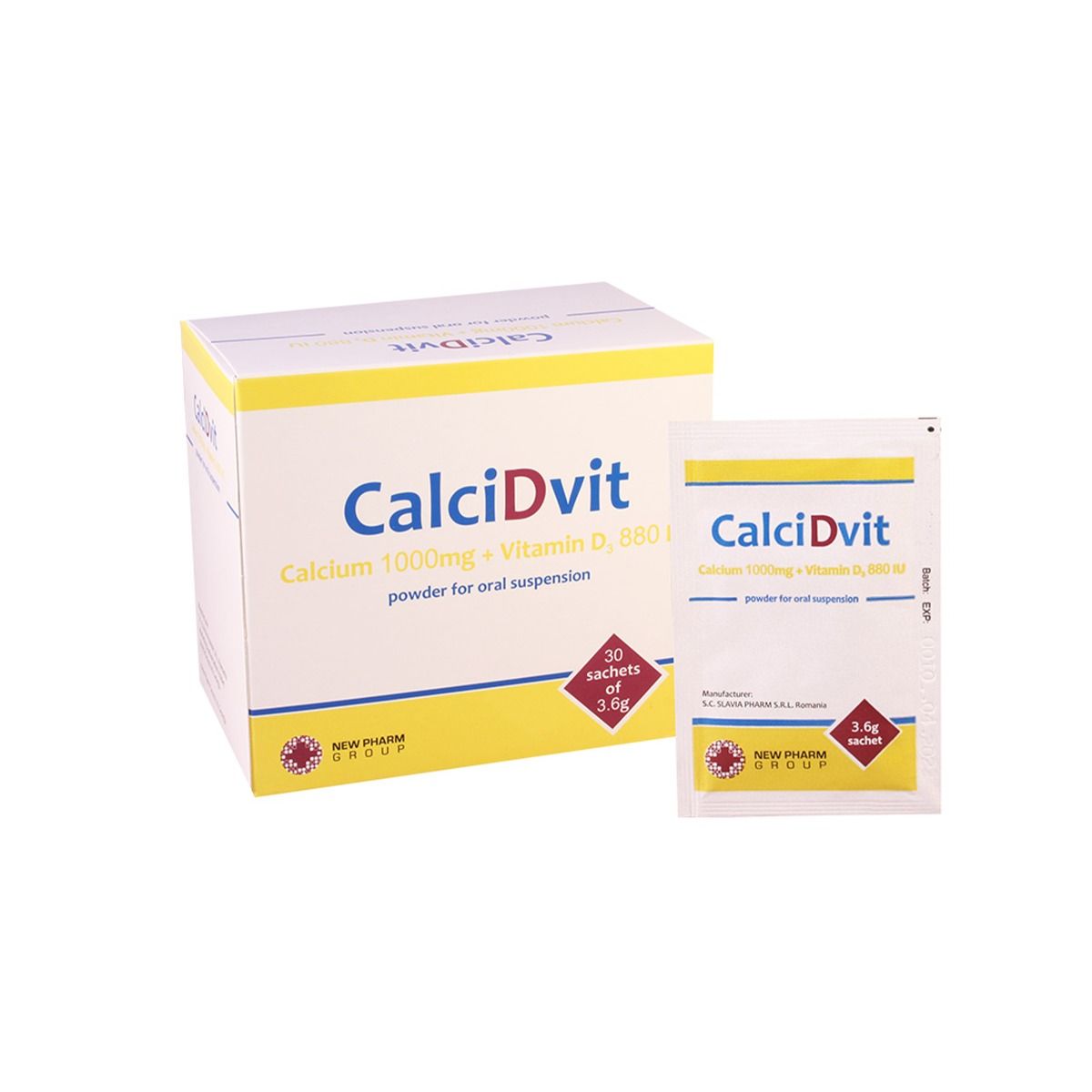 CalciDvit - კალციდვიტი ფხვნილი 3.6გრ 30 პაკეტი