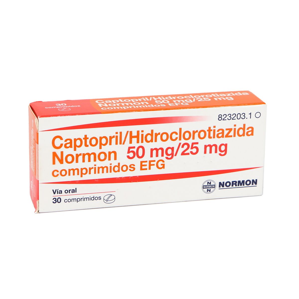 Captopril Hidroclorotiazida - კაპტოპრილ ჰიდროქლორ 50/25  30 ტაბლეტი