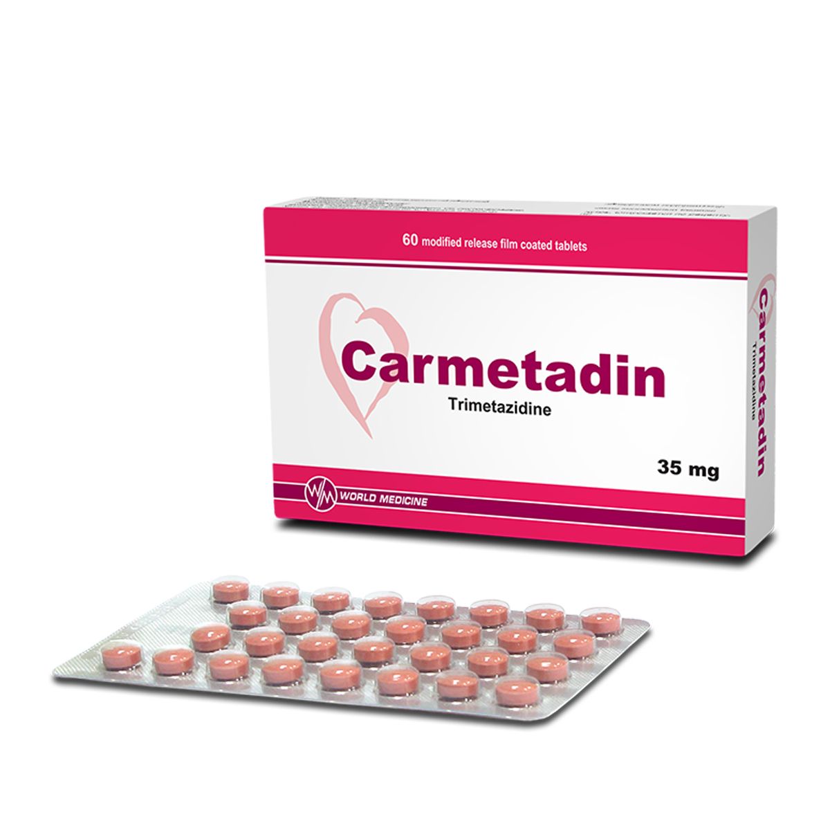 Carmetadin - კარმეტადინი 35მგ 60 ტაბლეტი