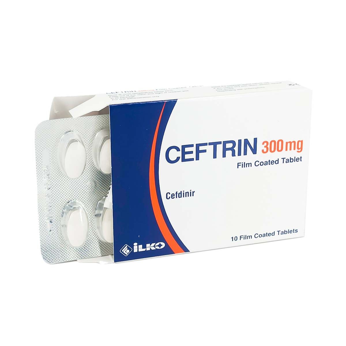 Ceftrin - ცეფტრინი 300მგ 10 ტაბლეტი