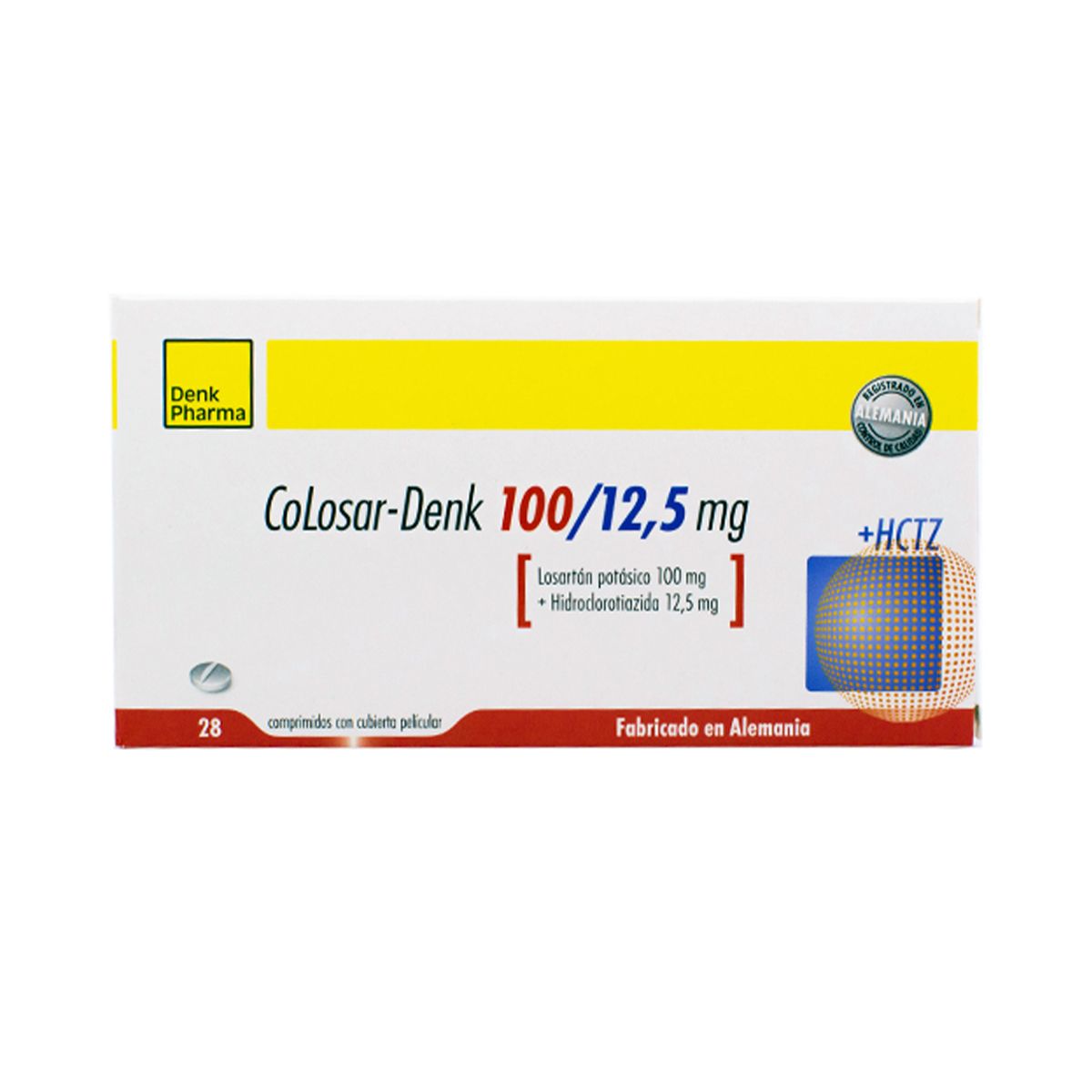 Colosar Denk - კოლოსარ დენკი 100/12.5  28 ტაბლეტი