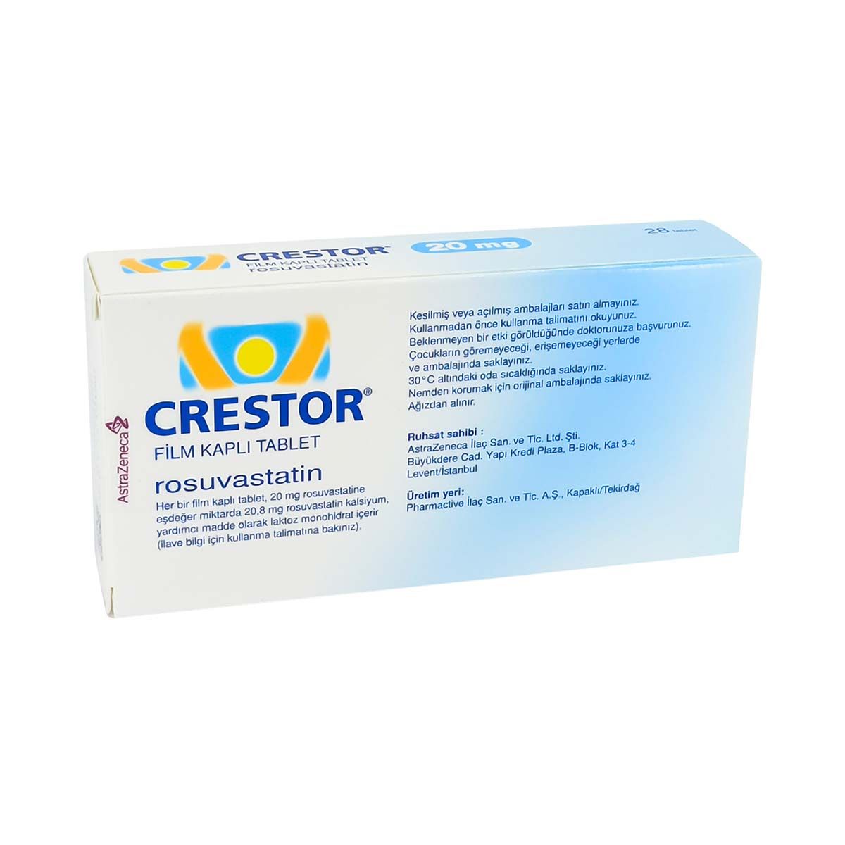 Crestor - კრესტორი 20მგ 28 ტაბლეტი