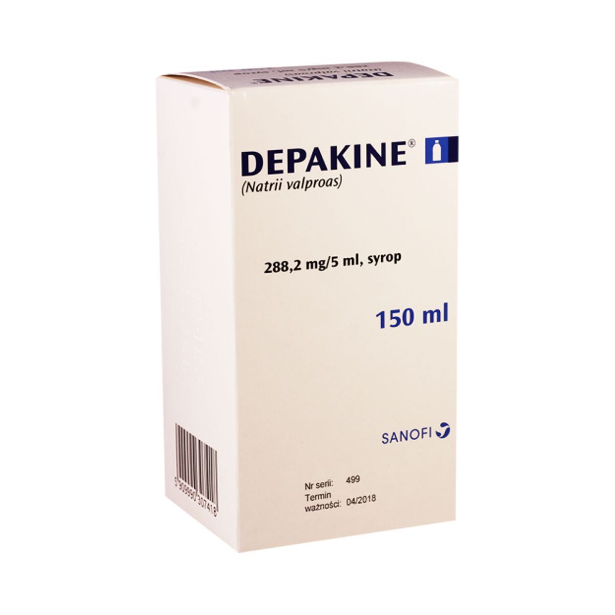 Depakine - დეპაკინი სიროფი 57,64/150მლ