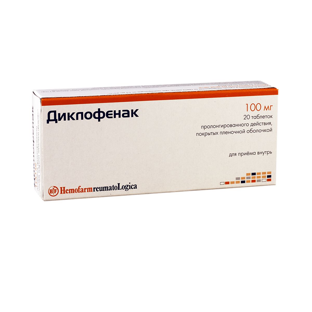 Diclofenac - დიკლოფენაკი 100მგ 20 ტაბლეტი