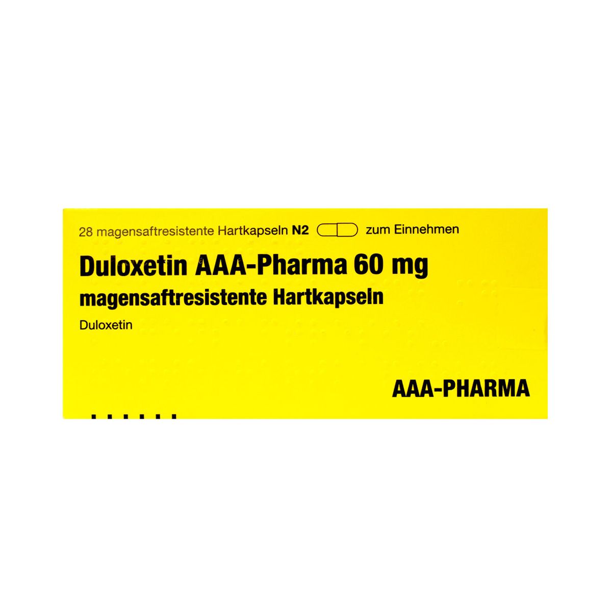 Duloxetin AAA-Pharma - დულოქსეტინი AAA ფარმა 60მგ 28 კაფსულა