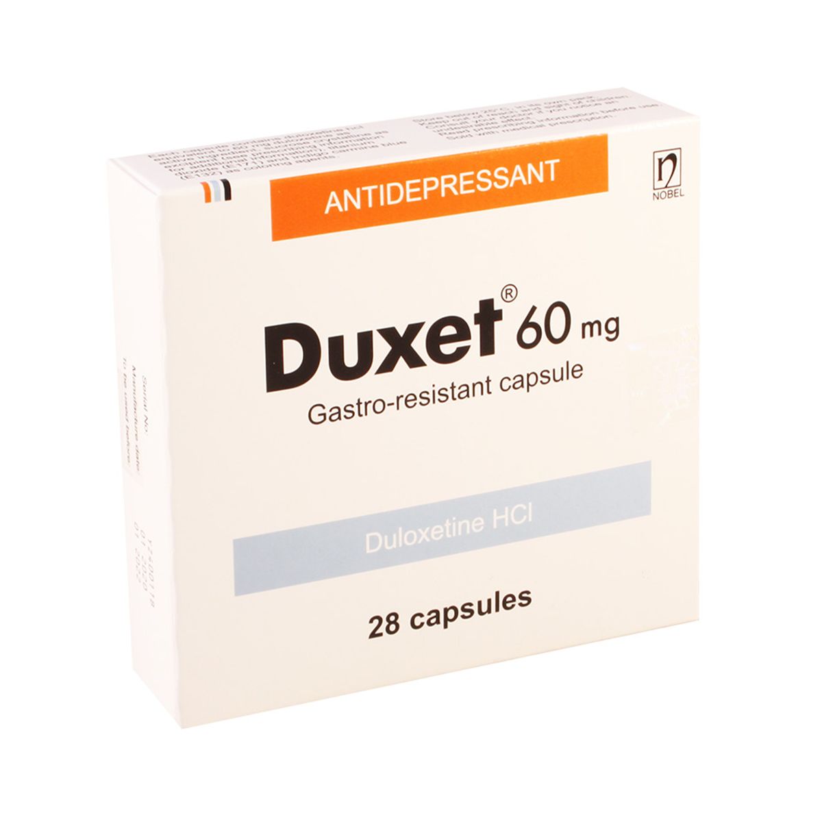 Duxet - დუქსეტი 60მგ 28 კაფსულა