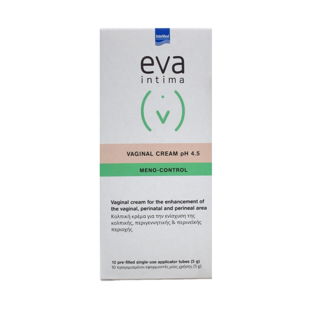 Eva Intima - ევა ინტიმა მენო-კონტროლი ვაგინალური კრემი 10 ტუბი