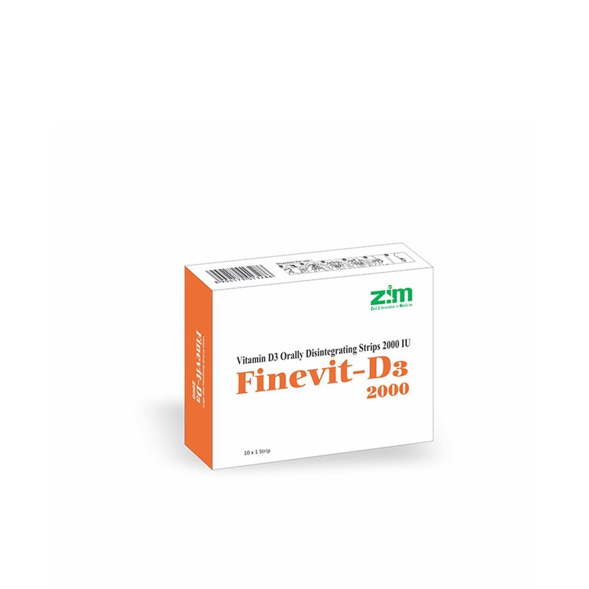 FINEVIT D3 2000 - ფინევიტი D3 2000ს.ე. ფირფიტა 10 სტრიპი 