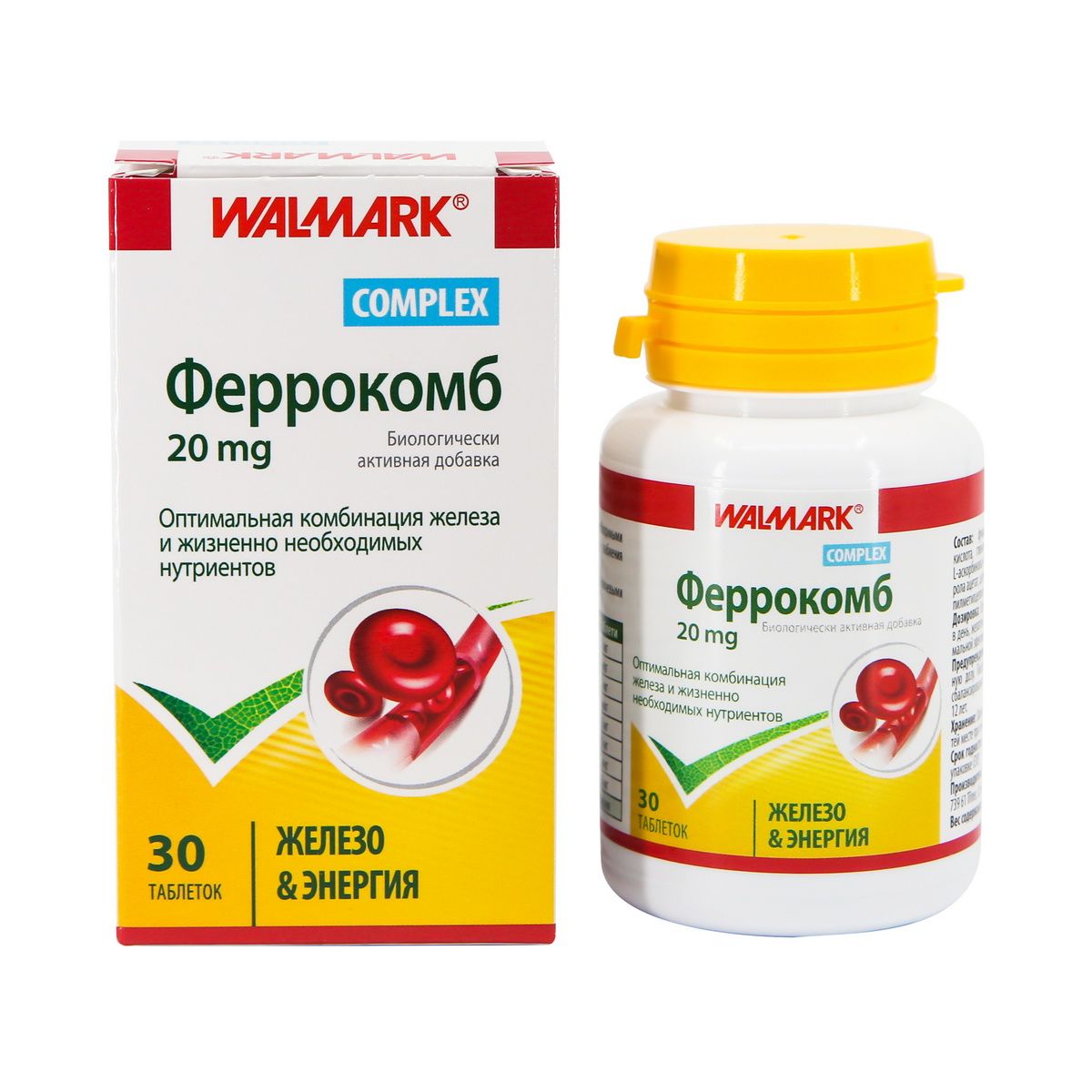 Ferrocomb- ფეროკომბი 30 ტაბლეტი