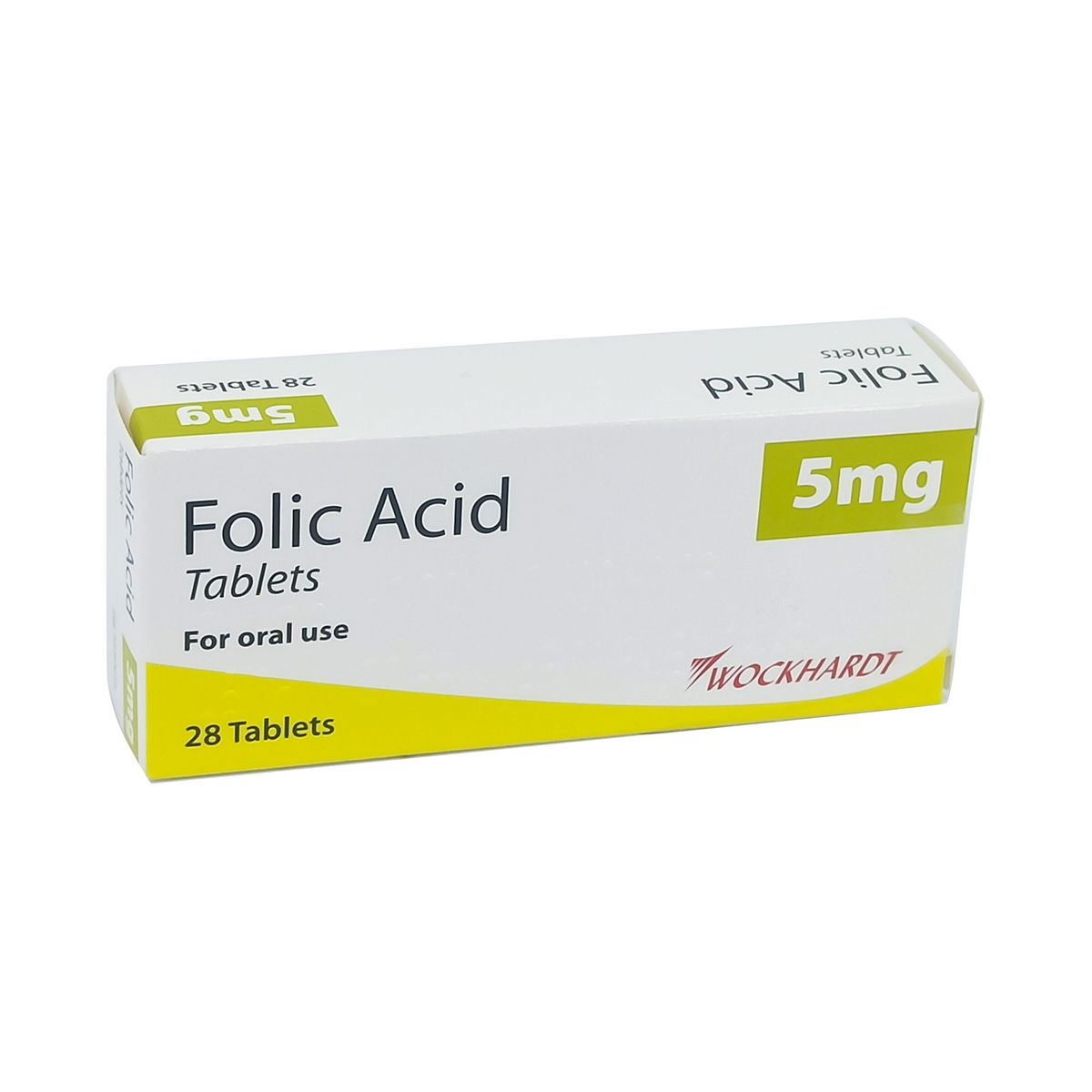 Folic Acid - ფოლის მჟავა 5მგ 28 ტაბლეტი 