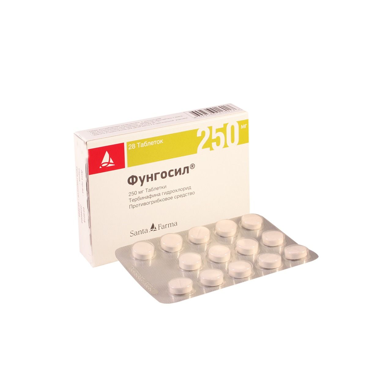 Fungosil - ფუნგოსილი 250მგ 28 ტაბლეტი