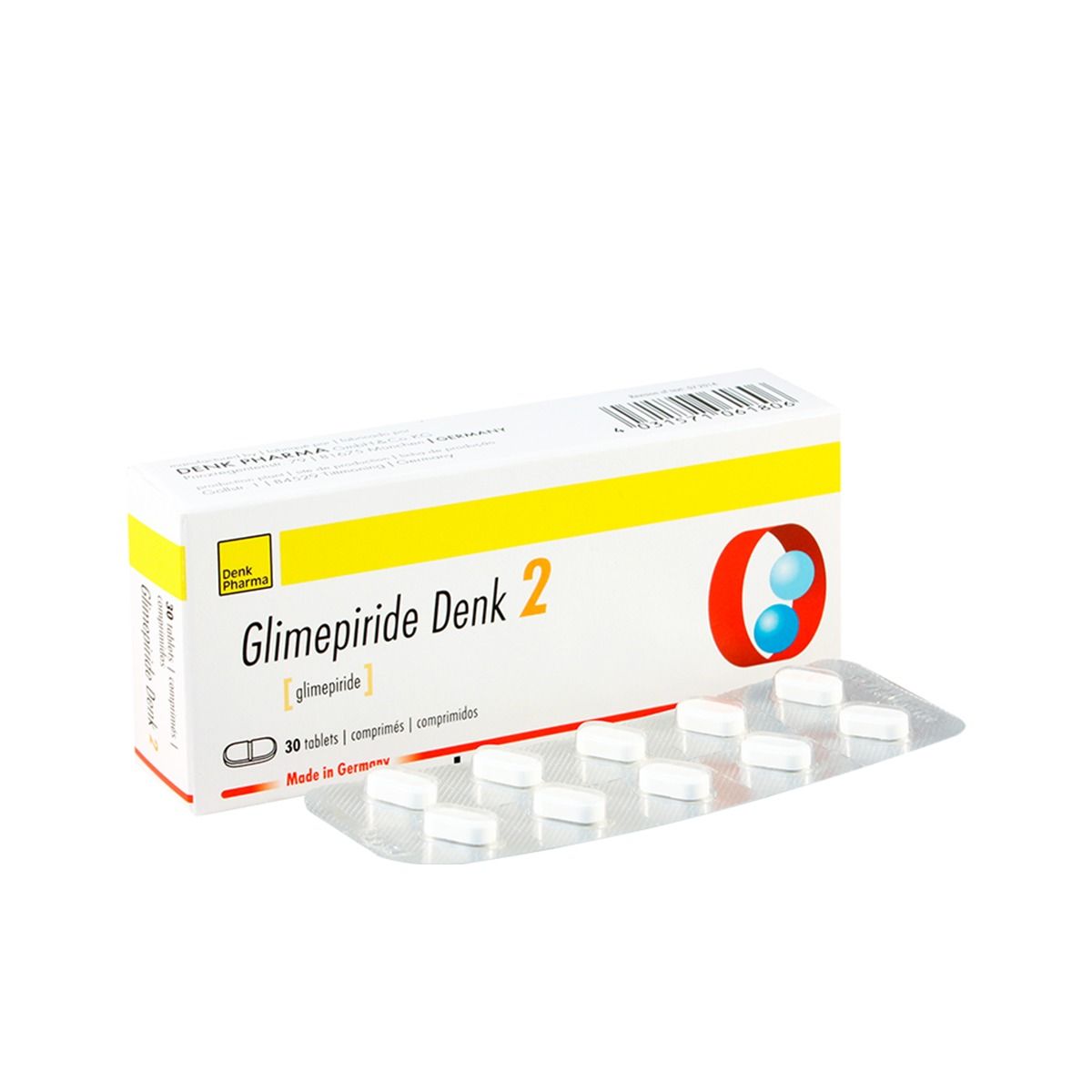 Glimepiride Denk - გლიმეპირიდი-დენკი 2მგ 30 ტაბლეტი