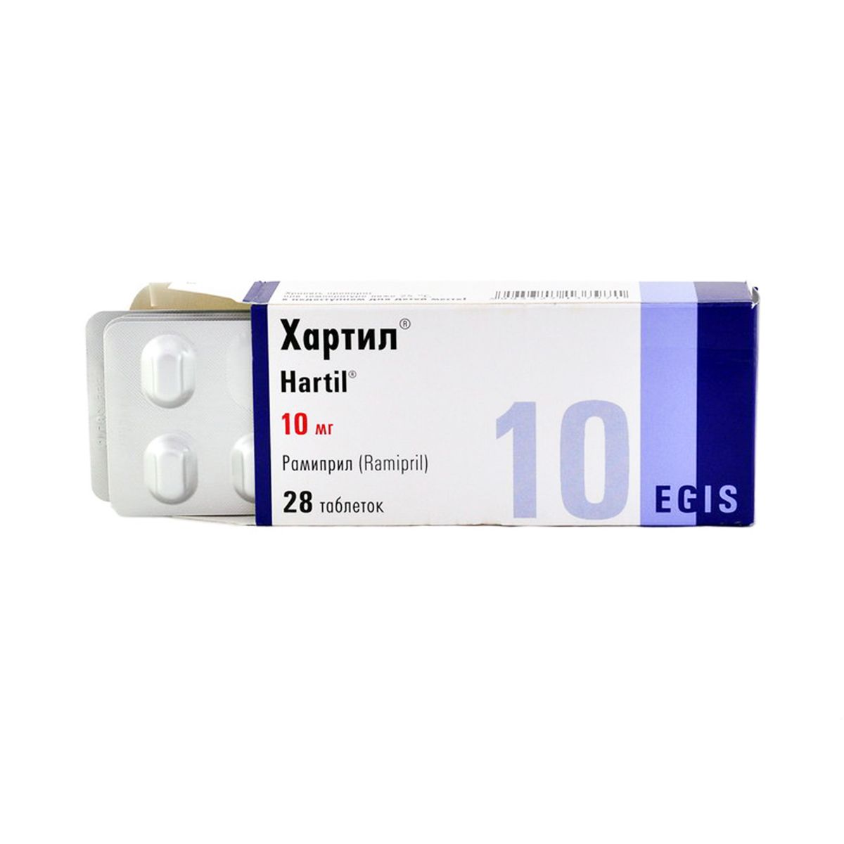 Hartil - ჰარტილი 10მგ 28 ტაბლეტი 