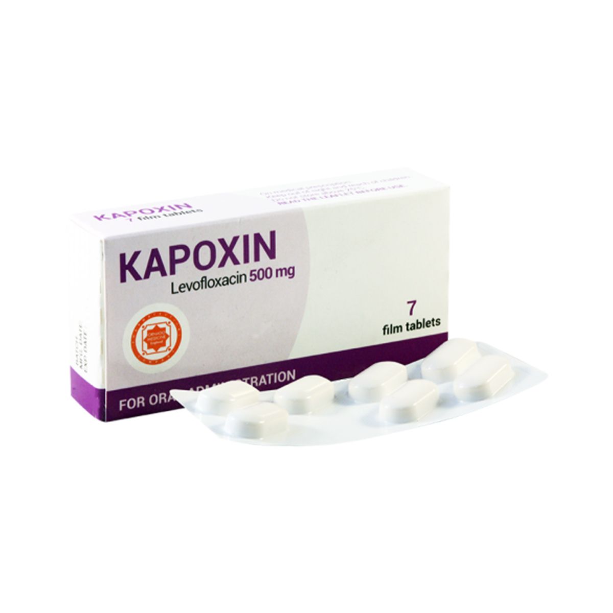 Kapoxin - კაპოქსინი 500მგ 7 ტაბლეტი