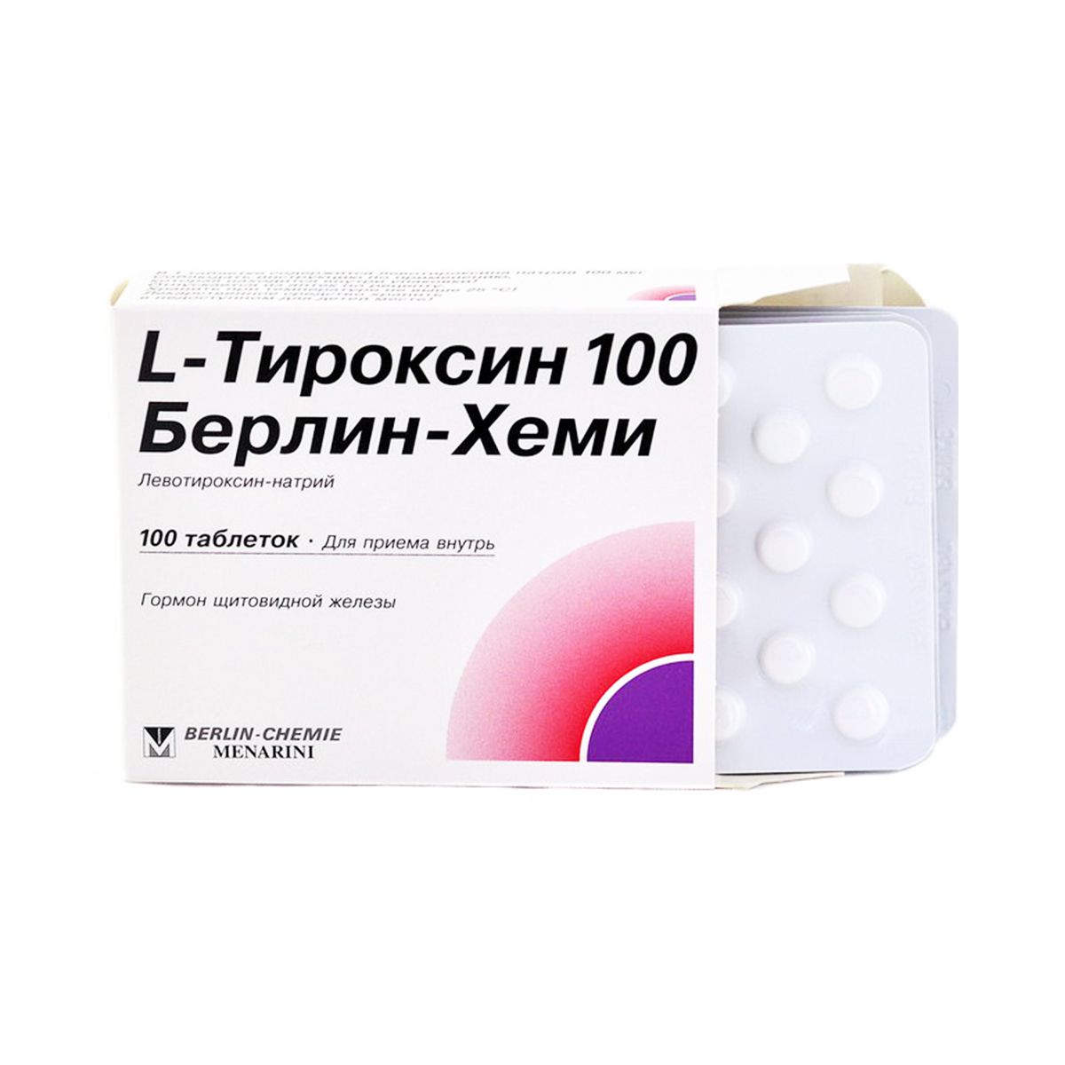 L-Thyroxin - ლ-თიროქსინი 100მკგ 100 ტაბლეტი