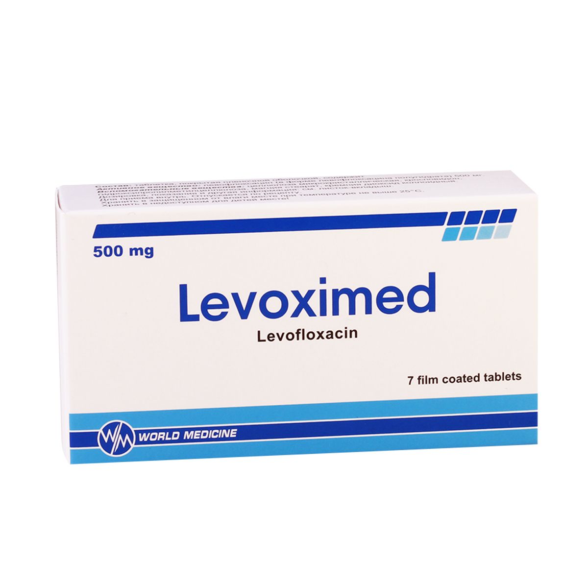 Levoximed - ლევოქსიმედი  500მგ  7 ტაბლეტი
