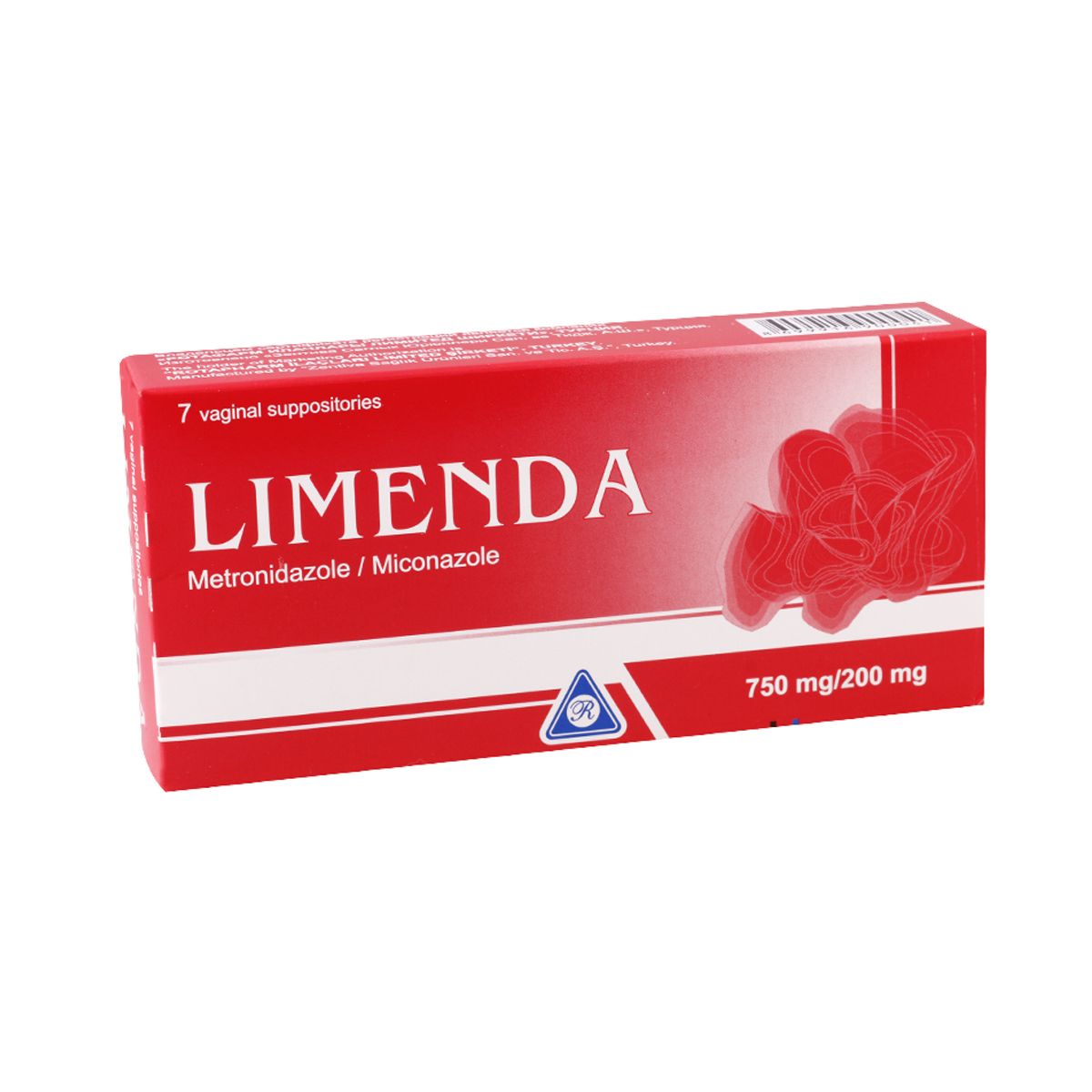 Limenda - ლიმენდა 750მგ/200მგ 7 ვაგინალური სუპოზიტორია