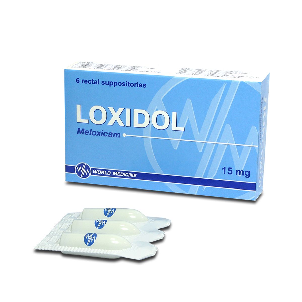 Loxidol - ლოქსიდოლი  15მგ  6 სუპოზიტორია 