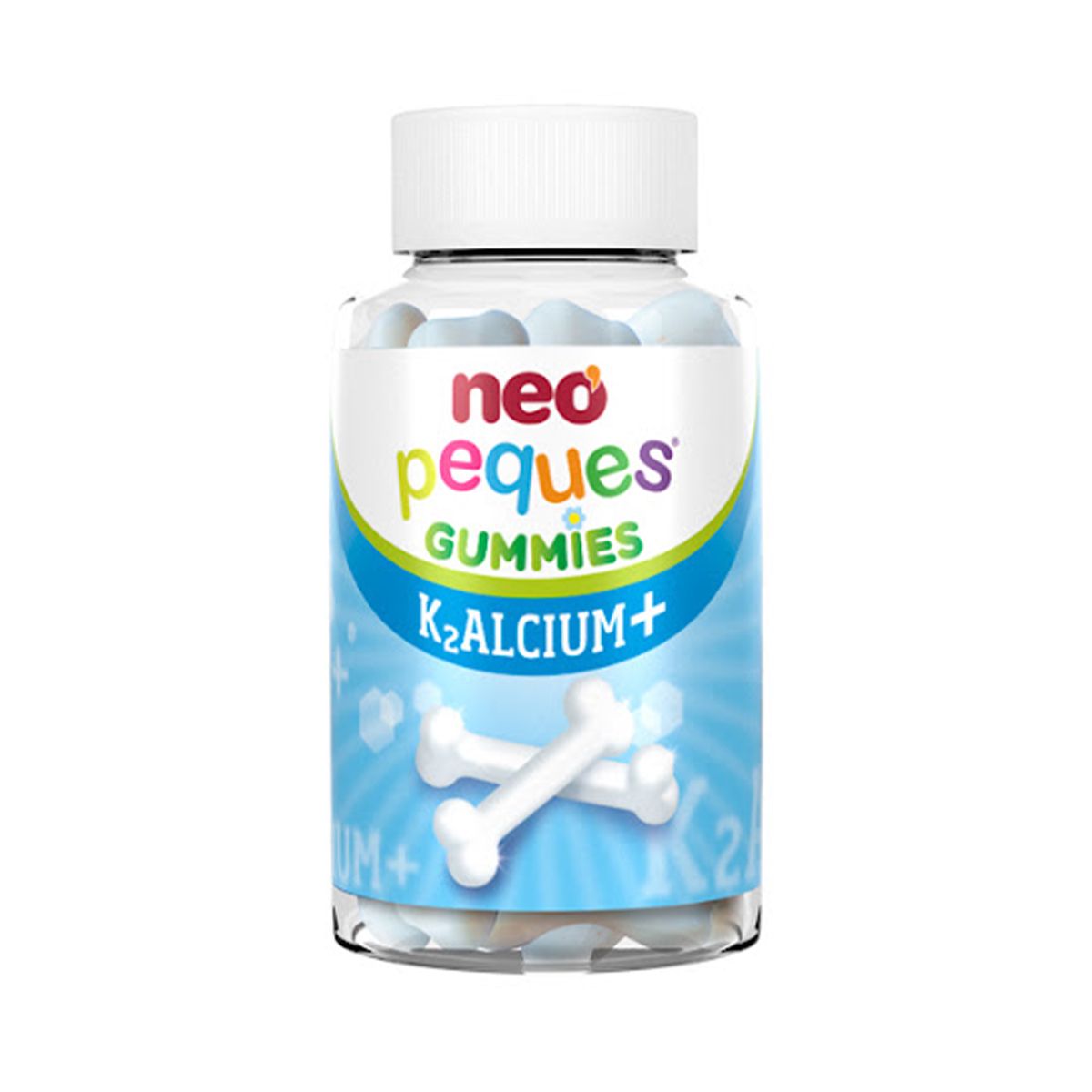 Neo peques KALCIUM+ GUMMIES - ნეო პეკეს კალციუმი+გამი 150გ 30 საღეჭი ტაბლეტი
