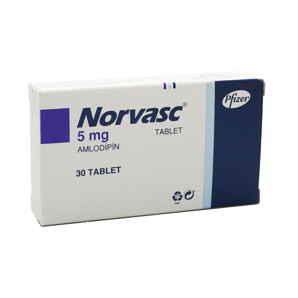 Norvasc - ნორვასკი 5მგ 30 ტაბლეტი