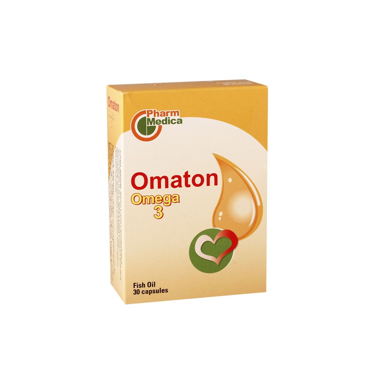 Omaton Omega 3 - ომატონი 3 საღეჭი კაფსულა 410მგ 20 ცალი