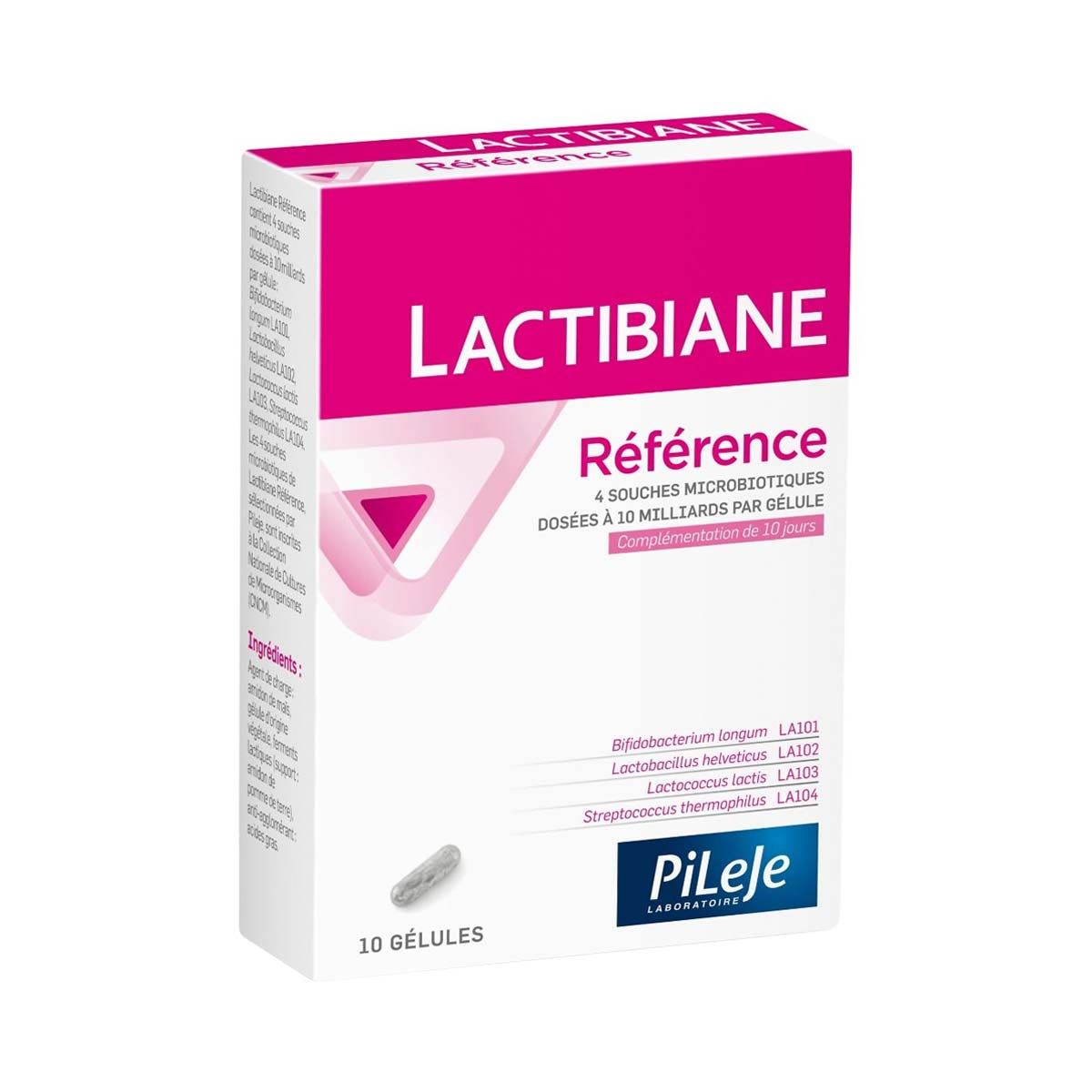 Pileje Lactibiane - პილეჟე ლაქტიბიენ რეფერენსი  10 კაფსულა