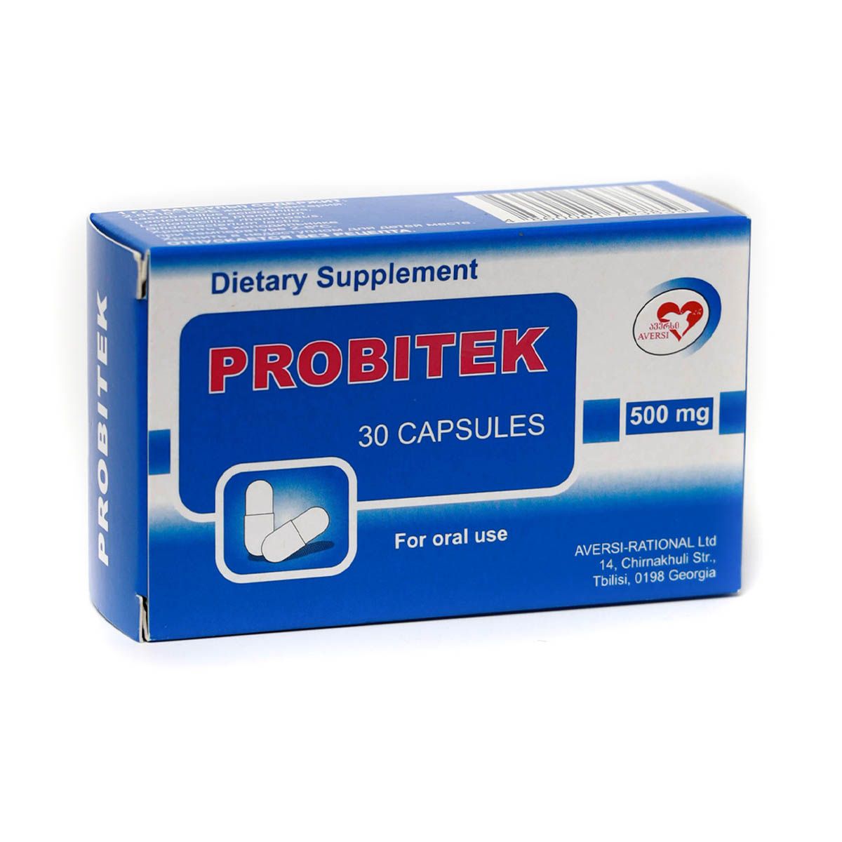 Probitek - პრობიტეკი 500მგ 30 კაფსულა