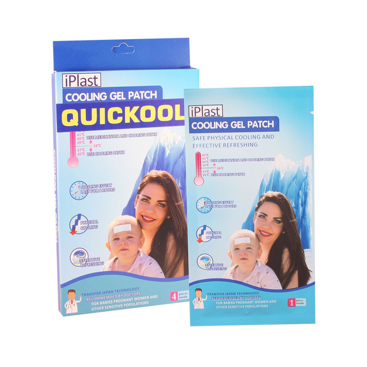 Quick cool- ქვიქქული პლასტირი 4 ცალი 