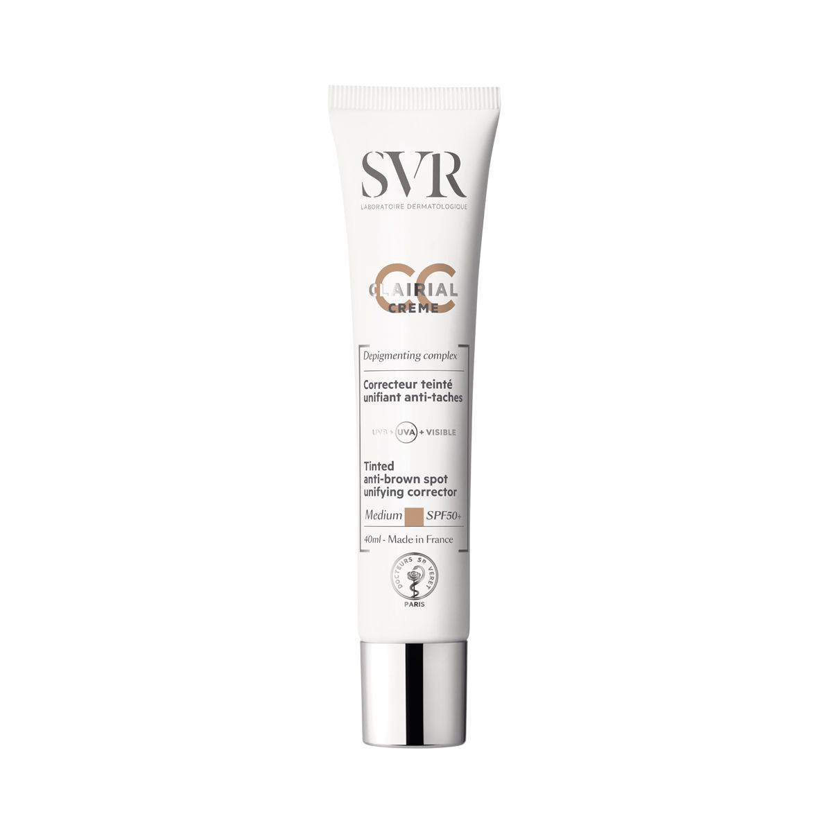 SVR - ესვიერი CLAIR CC კრემი SPF50+ მუქი 5280