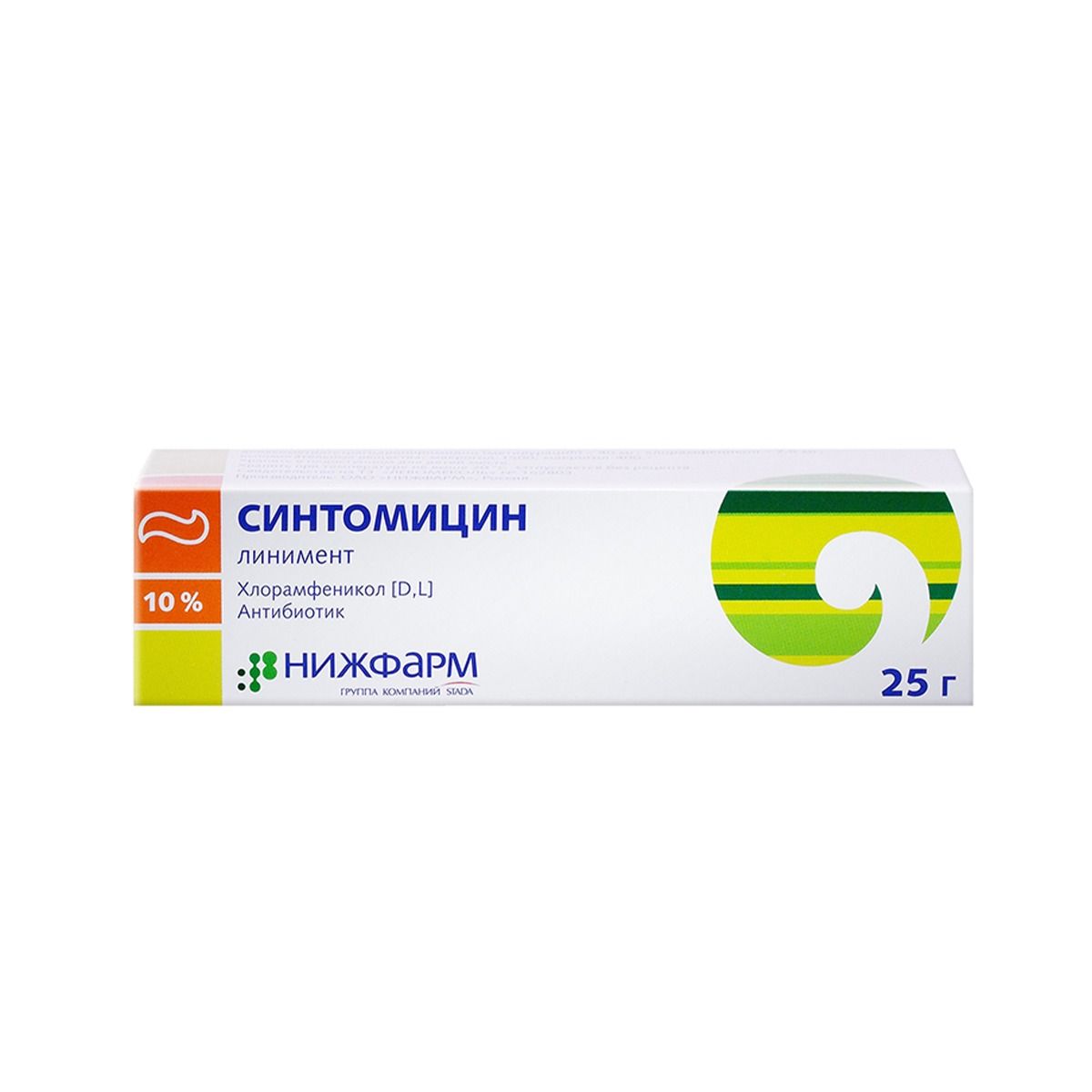 Syntomycin - სინტომიცინი ლინიმენტი10% 25გ ტუბი