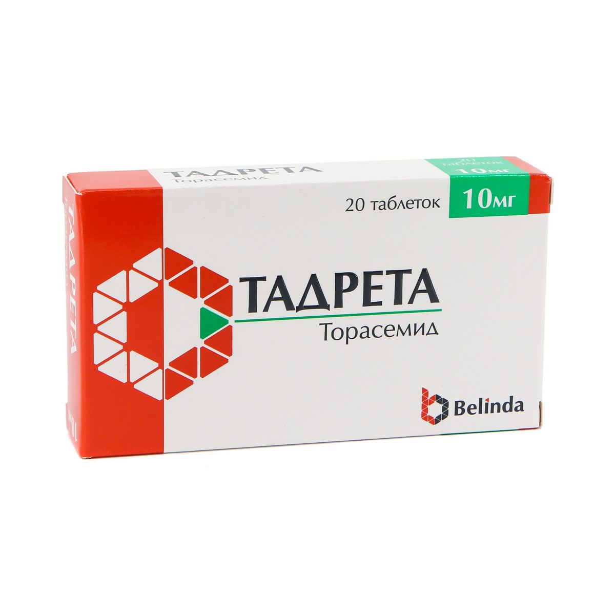 Tadreta - ტადრეტა 10მგ 20 ტაბლეტი