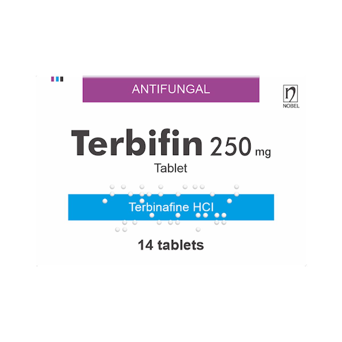 Terbifin - ტერბიფინი 250მგ 14 ტაბლეტი 