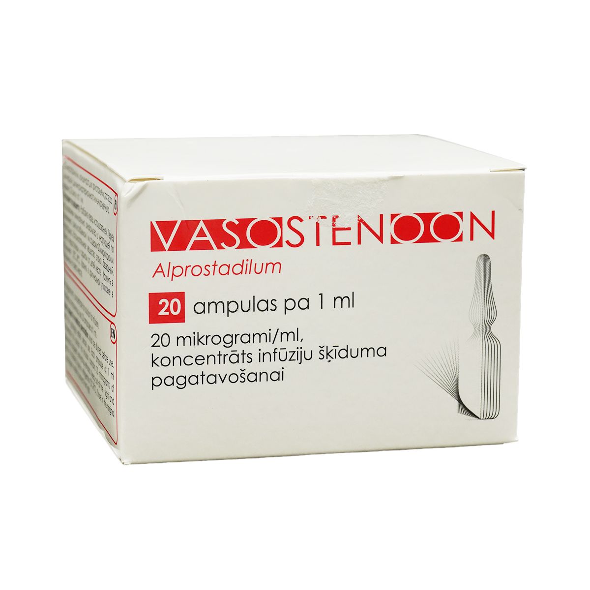 Vasostenoon - ვაზოსტენონი 20მკგ/მლ 1მლ 20  ამპულა