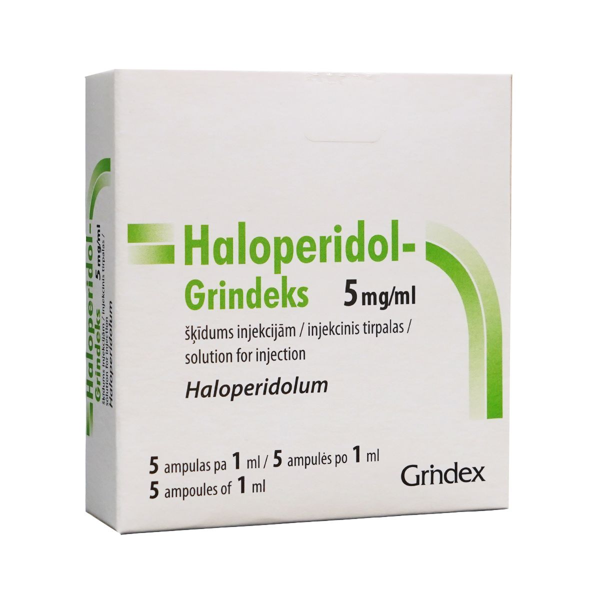 ჰალოპერიდოლი - Haloperidol 5მგ/მლ 1მლ 5 ამპულა