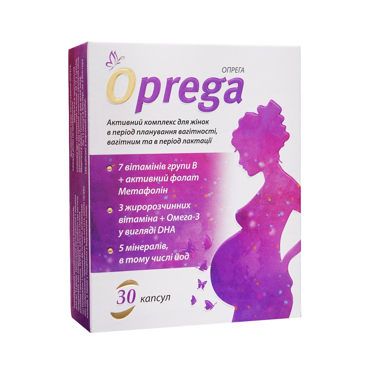 ოპრეგა - Oprega 30 კაფსულა