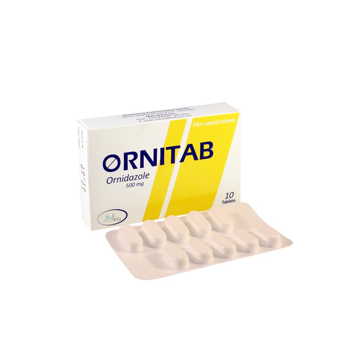 ორნიტაბი 500მგ 10 ტაბლეტი